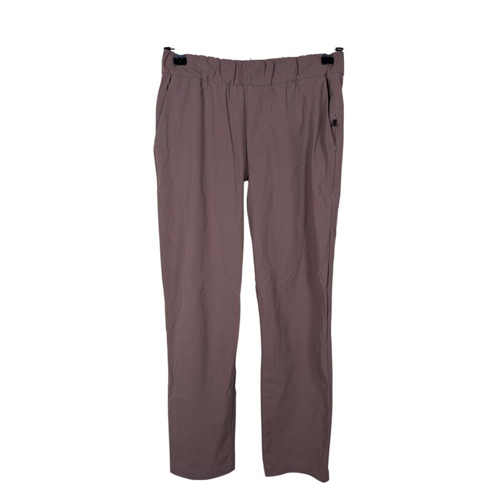 Vuori Womens Miles Ankle Pants XS Mauve Brown Athleisure Travel Stretch Casual